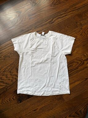 Athleta White Short-Sleeve Crew Tee